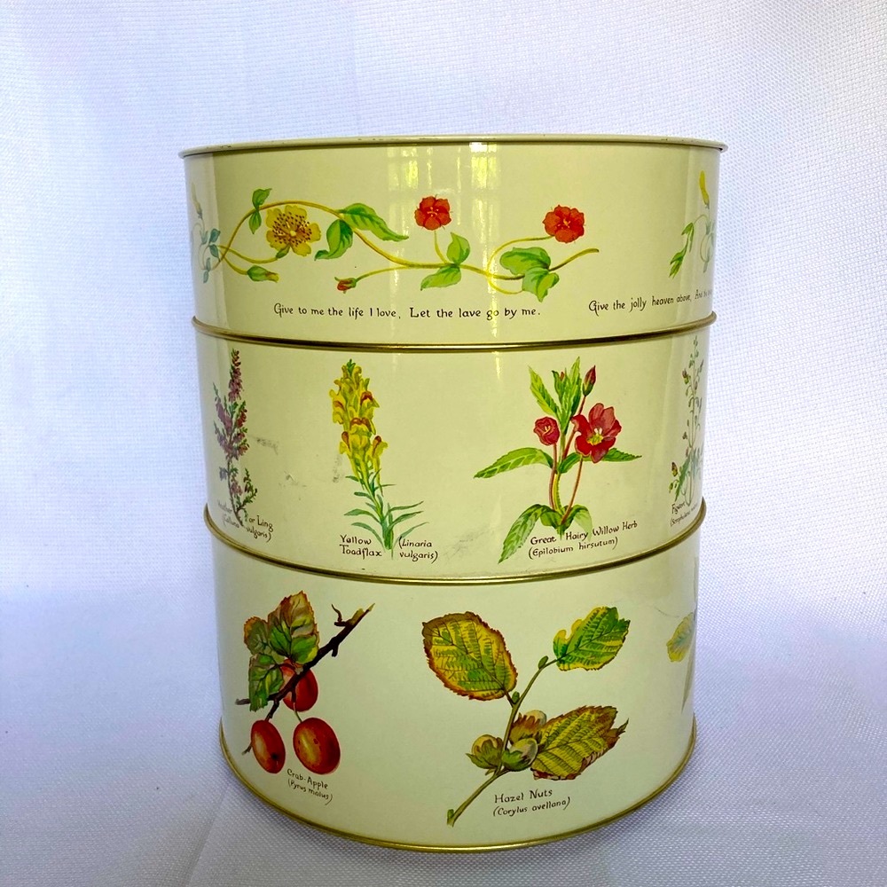 Vintage 3 layers storage cake pans.